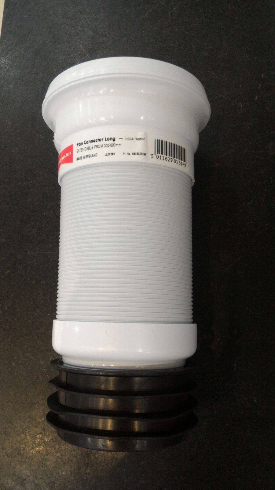 Fluidmaster 伸縮座廁駁咀 ZB38303DB 300-600mm 厚料