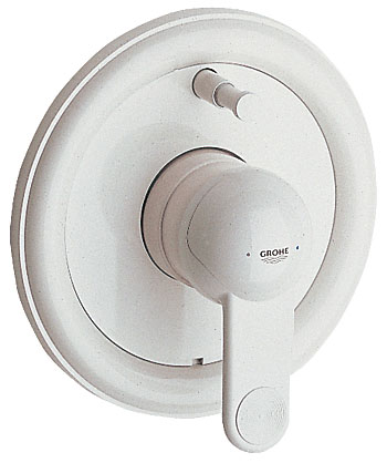 德國 GROHE Eurotrend 19528-L 浴缸龍頭 (連藏牆掣身 GR-33961) 白色