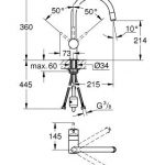 德國 GROHE Minta 32918DC 不鏽鋼廚盆龍頭連可拉出出水咀