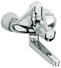 德國 GROHE Grohtherm Ergomix 34020 明牆恆溫單控面盆龍頭