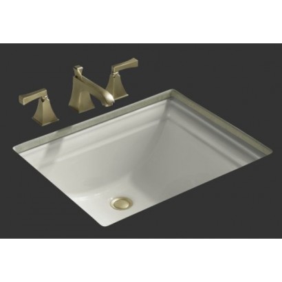 美國 KOHLER Memoirs K-2339-0 長方形檯底面盆 464x368mm 白色