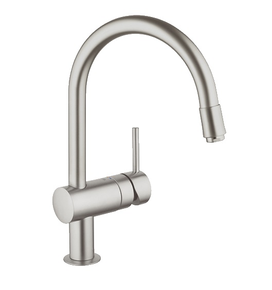 德國 GROHE Minta 32918DC 不鏽鋼廚盆龍頭連可拉出出水咀