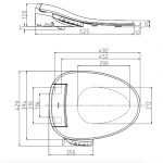 美國 KOHLER Ove 相連式自由咀座廁 配  C3-050 基本型K-18751T 電子廁板 精選組合