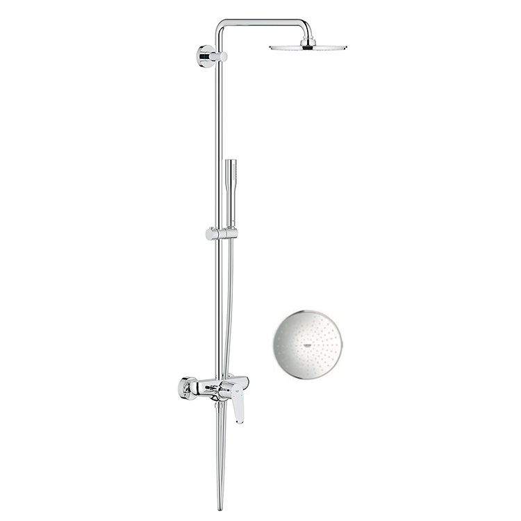 德國 GROHE Euphoria Eurodisc Cosmopolitan 210 23058003 明牆圓形雨淋式花灑組合連花灑龍頭