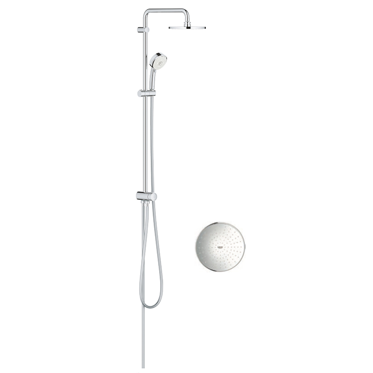 德國 GROHE New Tempesta Cosmopolitan 200 26453001 明牆圓形雨淋式花灑組合連分水掣