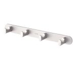美國 Moen Alisa ACC2408 鋁合金4位衣鈎 300mm (磨砂色)