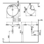 INAX-GL-294VFC-BW1-Drawing