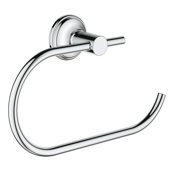 德國 GROHE Essentials Authentic 40657001 掛牆廁紙架