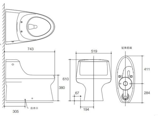 kohler-3722T-drawing